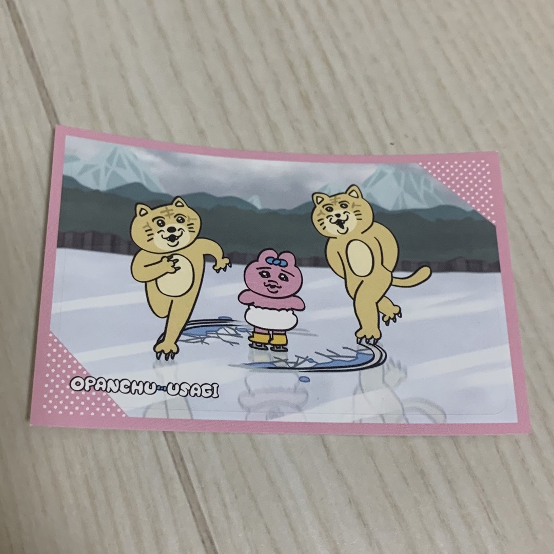 おぱんちゅうさぎ ステッカー エンタメ/ホビーのおもちゃ/ぬいぐるみ(キャラクターグッズ)の商品写真