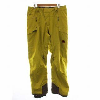 マムート(Mammut)のMAMMUT Pizol Pants  スノーパンツ チノパンツ L 黄色(スラックス)