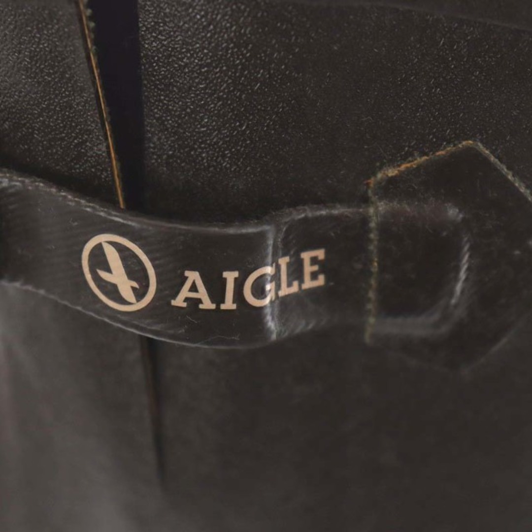 AIGLE(エーグル)のエーグル AIGLE レインブーツ ロングブーツ ラバー 37 23.5cm 茶 レディースの靴/シューズ(レインブーツ/長靴)の商品写真