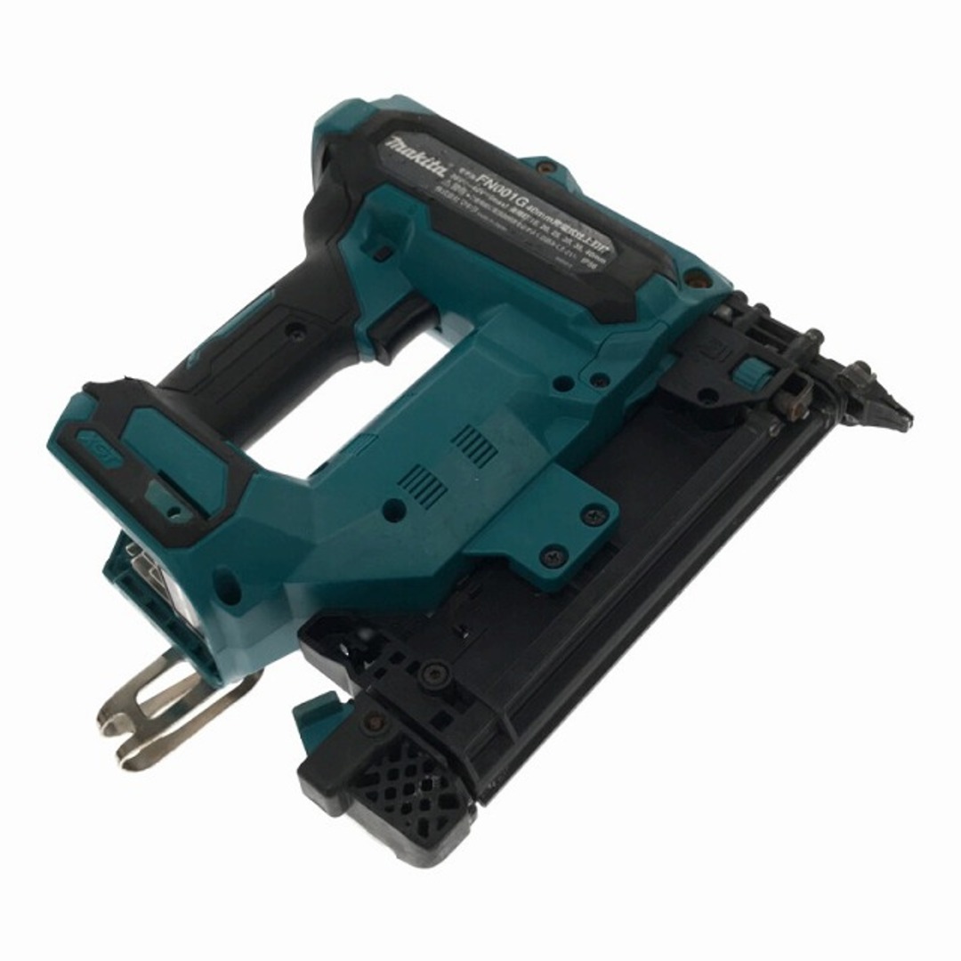 ☆品☆ makita マキタ品 40Vmax 仕上げ釘打ち機 FN001G 本体+バッテリー１個(40V 2.5Ah)エアーツール エア釘打機 74352