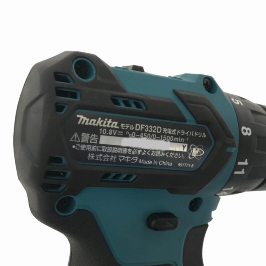 Makita ☆美品☆makita マキタ 10.8V 充電式ドライバドリル DF332DSMX バッテリー2個(4.0Ah) 充電器 ケース付  コードレス ドリルドライバー 75531の通販 by 工具販売専門店Borderless(ラクマ店)｜マキタならラクマ