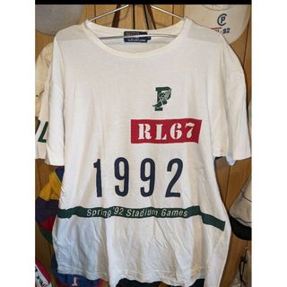 スペシャルビンテージオリジナルpoloラルフローレンstadium1992Tシャ(Tシャツ/カットソー(半袖/袖なし))