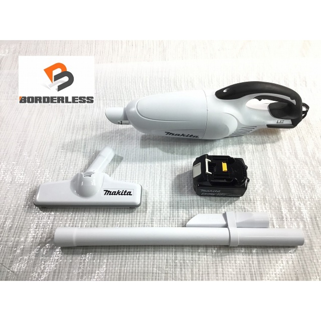 ☆極美品☆makita マキタ 18V 充電式クリーナー CL180FD 純正バッテリー1個 BL1860B 雪マーク 急速充電器対応 75734 |  フリマアプリ ラクマ