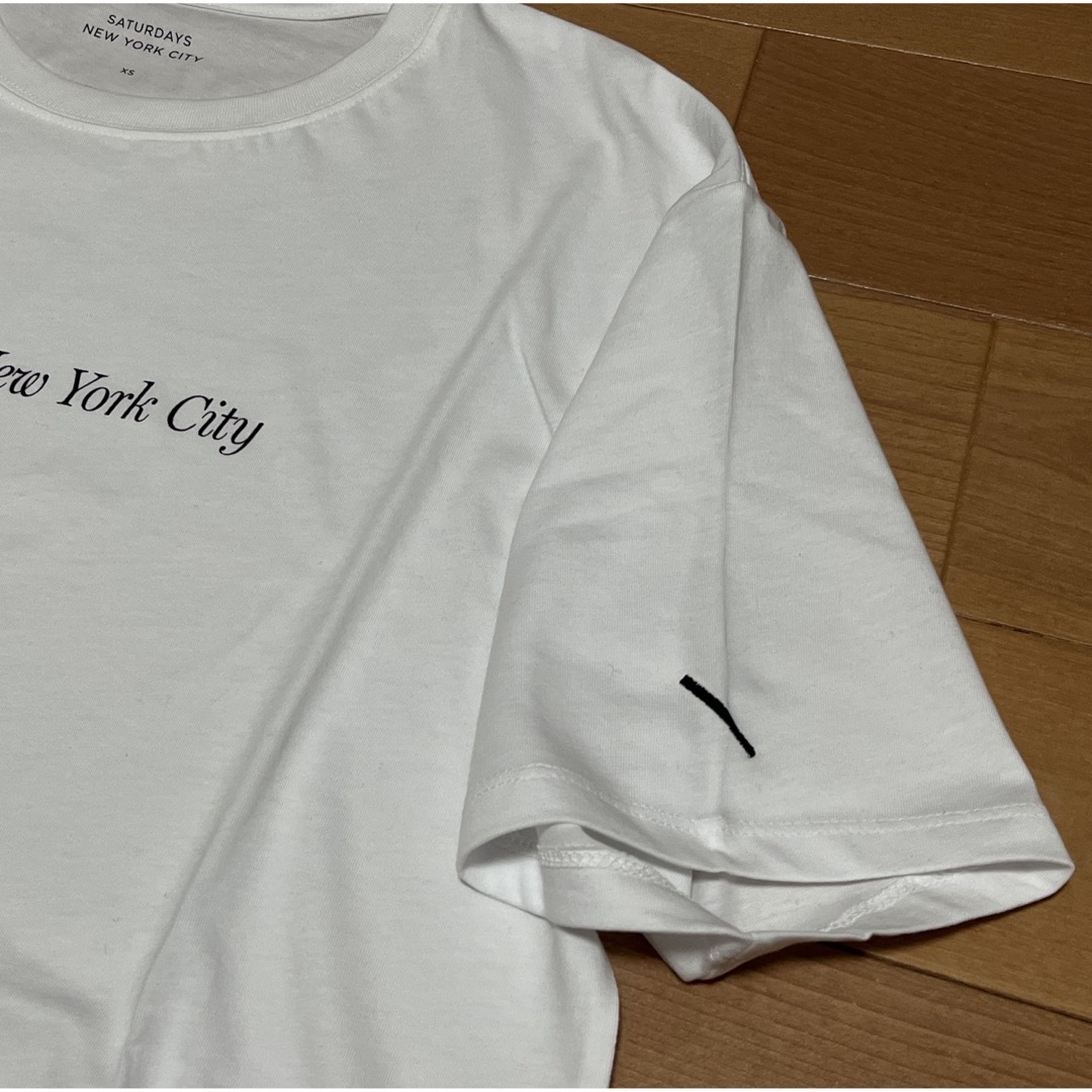 サタデーズ Tシャツ ホワイト XS 新品未使用 2