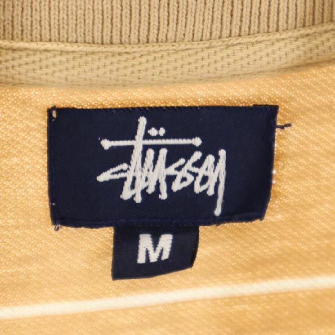 STUSSY - ステューシー 90s オールド 紺タグ ボーダー柄 半袖
