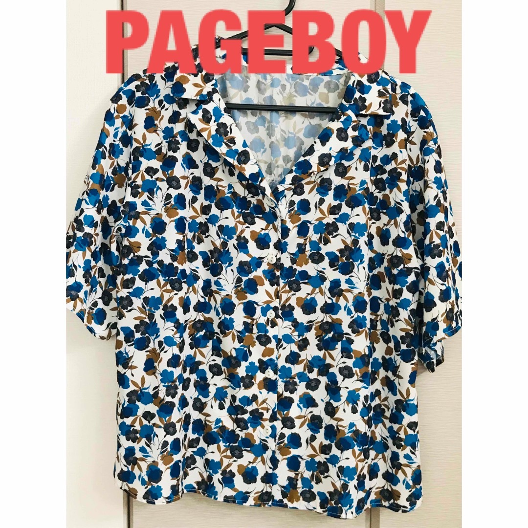 PAGEBOY - PAGEBOY 花柄シャツの通販 by あき's shop｜ページボーイ ...