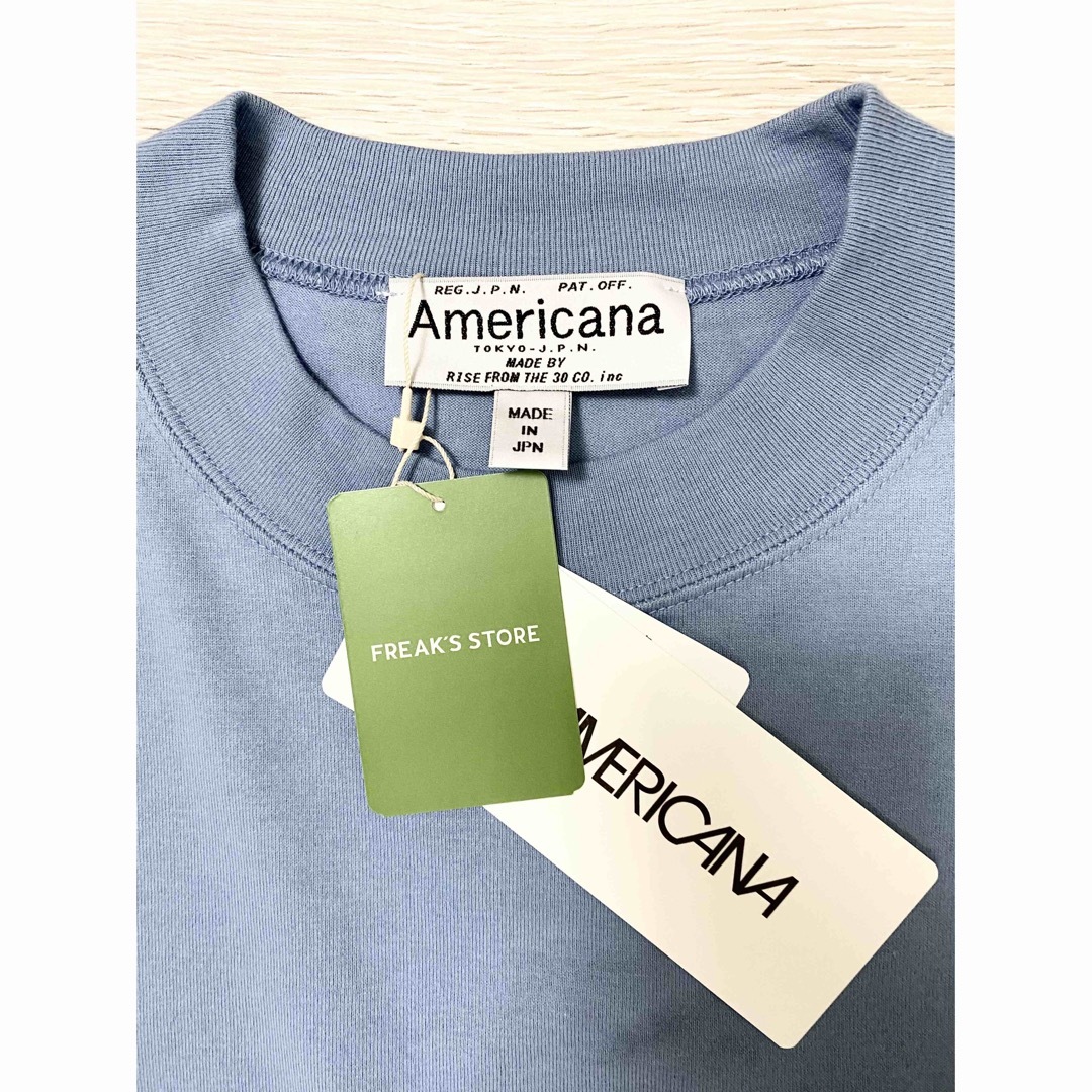 AMERICANA(アメリカーナ)のFREAK'S STORE アメリカーナ サイドジップ ビッグTシャツワンピース レディースのワンピース(ロングワンピース/マキシワンピース)の商品写真