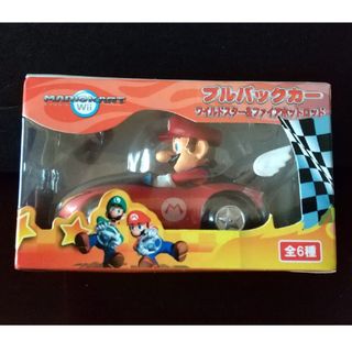 ニンテンドウ(任天堂)のマリオカート プルバックカー マリオ 未開封(ミニカー)