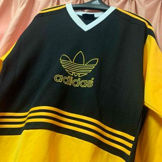 アディダス(adidas)の3 adidas ジャージ ホッケー ゲーム バックプリント バクプリ レア(Tシャツ/カットソー(七分/長袖))