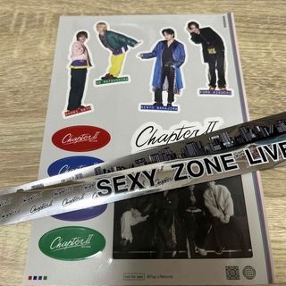 セクシー ゾーン(Sexy Zone)のSexyZone ステッカーシール　銀テープ(アイドルグッズ)