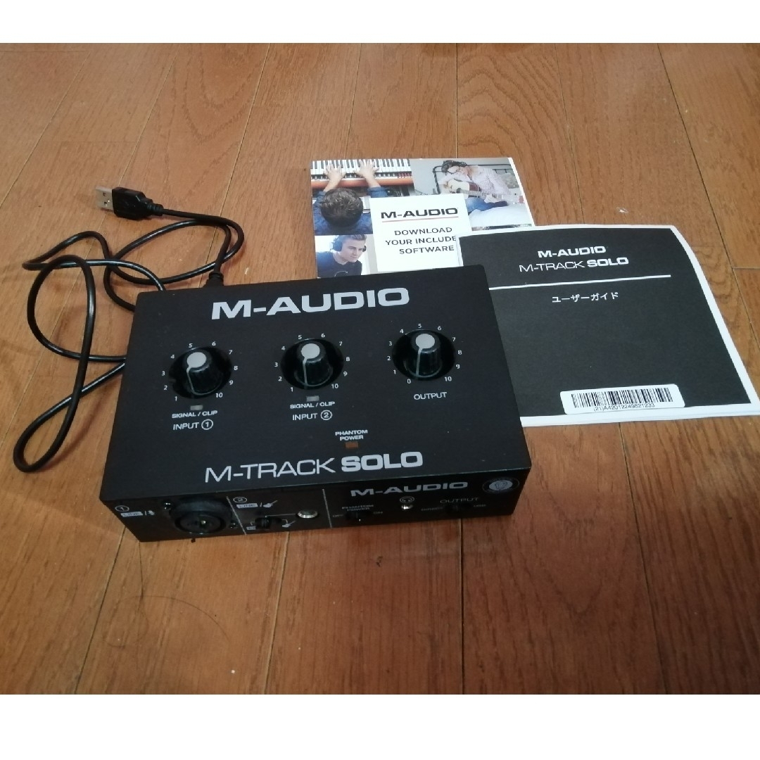 M-AUDIO M-TRACK SOLO 楽器のDTM/DAW(オーディオインターフェイス)の商品写真