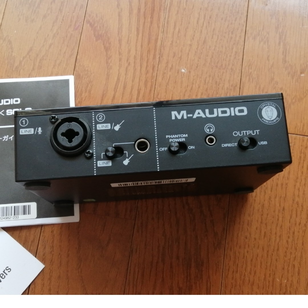 M-AUDIO M-TRACK SOLO 楽器のDTM/DAW(オーディオインターフェイス)の商品写真