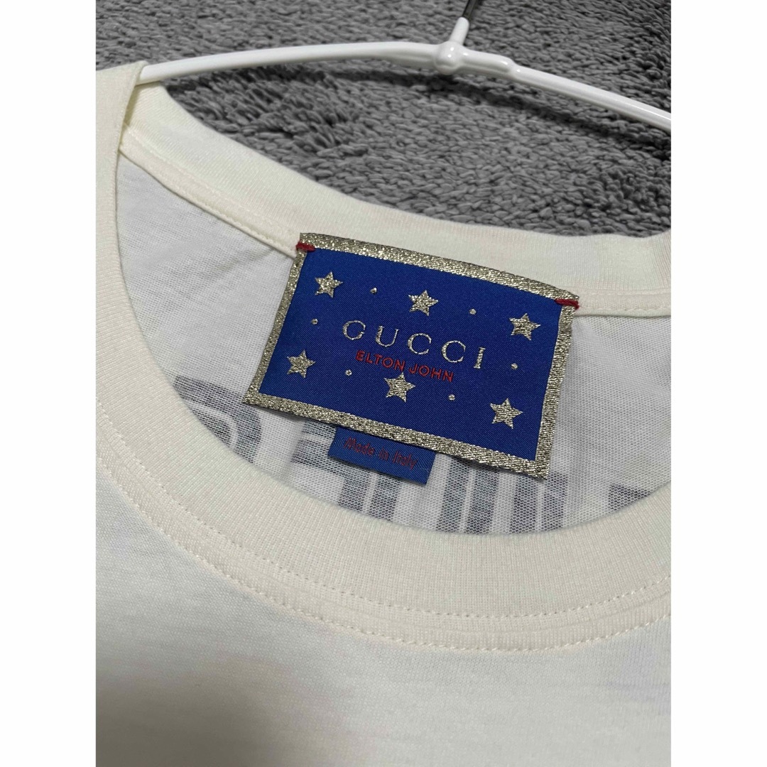 GUCCIグッチエルトンジョンTシャツLサイズ美品