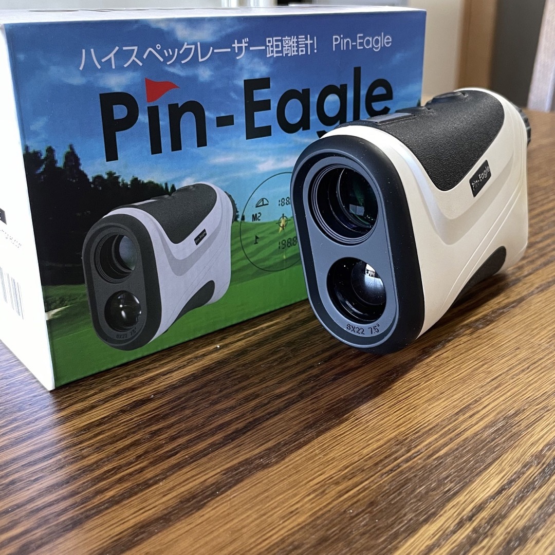 Pin-Eagle ハイスペックレーザー距離計　化粧箱、ソフトケース、新品電池付ヤード機能