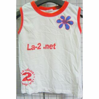 LA-2 ラドゥ― タンクトップ 140 白(Tシャツ/カットソー)