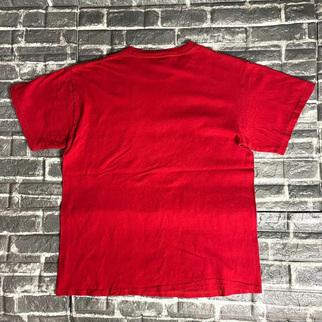 プリントTシャツ 90s  ゆるだぼ デカロゴ 赤T デカロゴ cn1 2