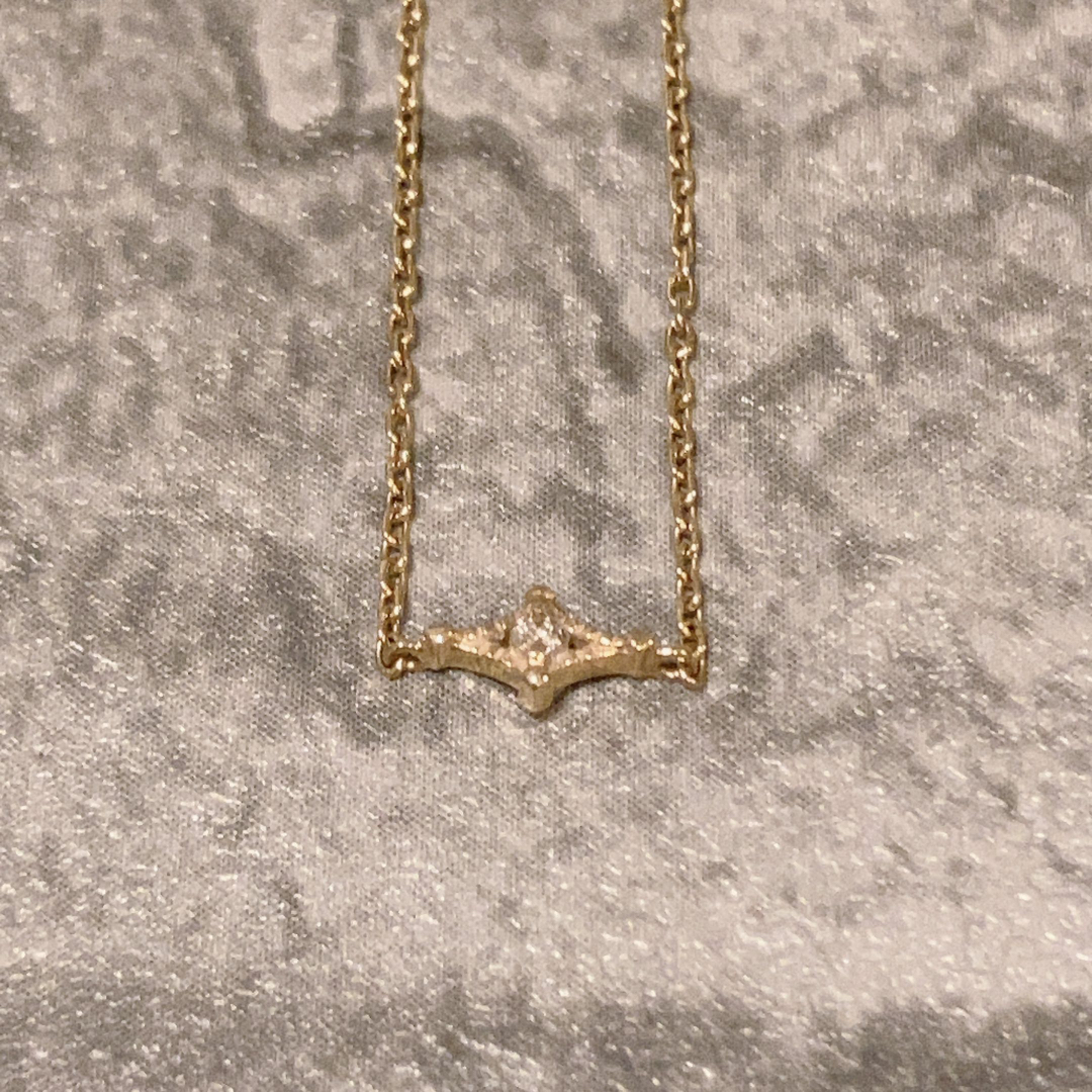 美品 NOJESS K10YG 0.01ct ダイヤ ノジェス ブレスレット ゴールド-