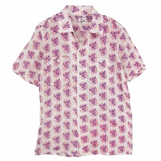 S　NEEDLES 23SS　フローラル　ワンナップシャツ　新品　開襟シャツ