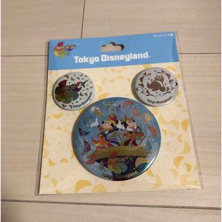 ディズニー(Disney)の缶バッジ　ディズニーランド　40周年　ハーモニー　イン　カラー(キャラクターグッズ)