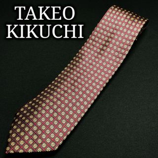 タケオキクチ(TAKEO KIKUCHI)のタケオキクチ チェック ワインレッド ネクタイ A107-K16(ネクタイ)