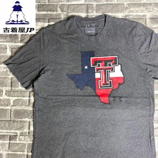 アンダーアーマー(UNDER ARMOUR)のアンダーアーマー☆プリントTシャツ 古着 90sゆるだぼ 希少 デカロゴ cn9(Tシャツ/カットソー(半袖/袖なし))