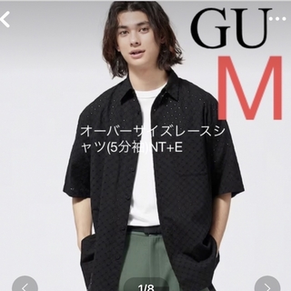 GU - GU オーバーサイズレースシャツ(5分袖)NT+E 新品未使用 SERACEの ...
