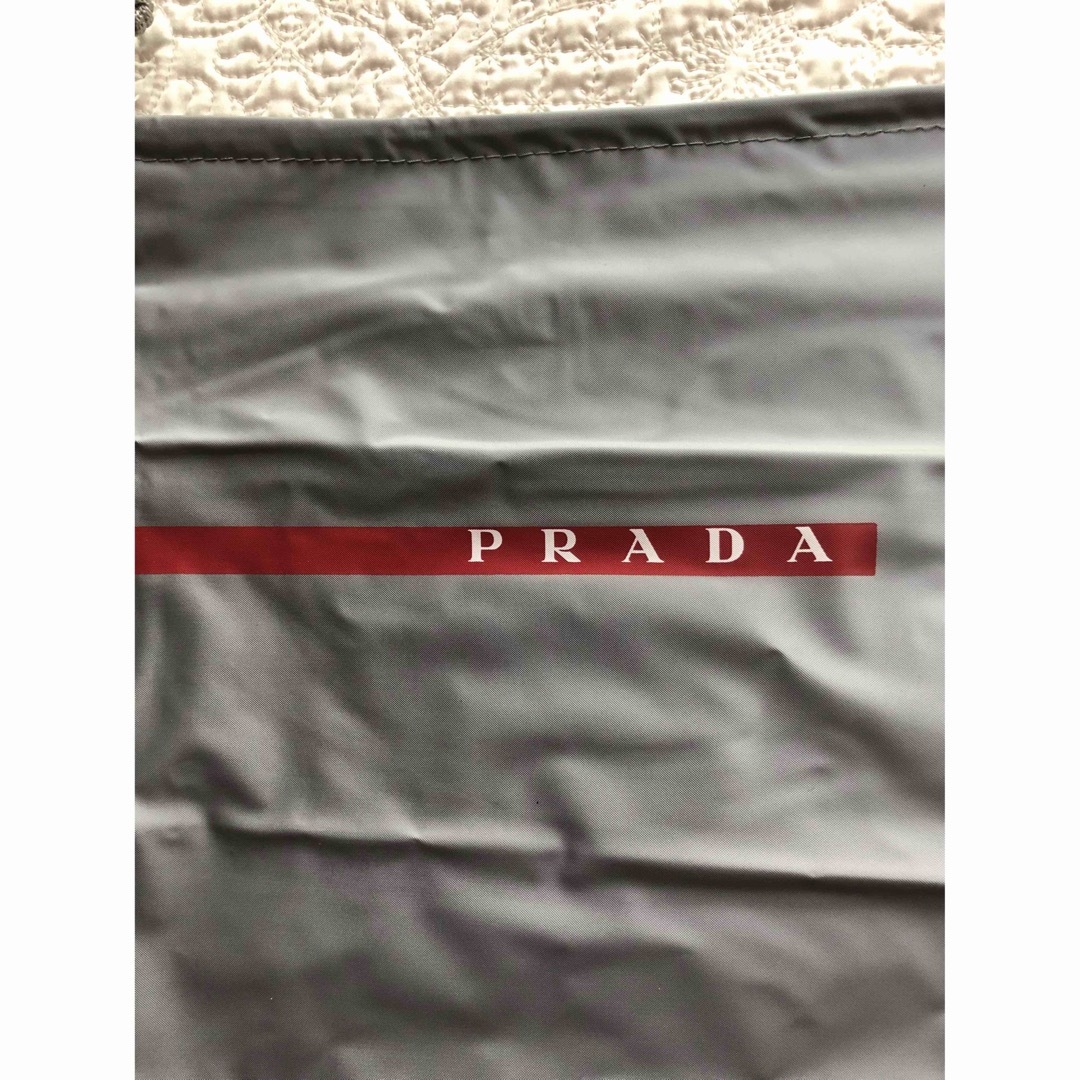 PRADA(プラダ)のPRADA プラダ　シューズケース　靴　保存袋　2枚セット　厚手ビニール レディースのバッグ(ショップ袋)の商品写真