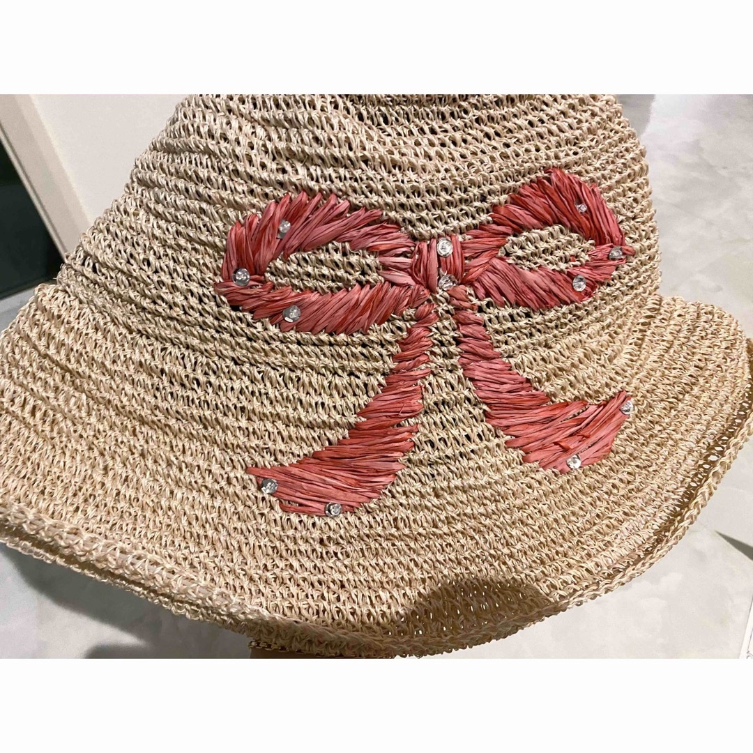 CA4LA - ca4la 麦わら帽子 リボン刺繍 新品の通販 by ange's shop ...