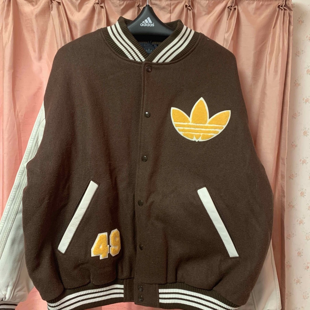 adidas スタジャン スタジアムジャンパー ジャンパー ジャケット レザー