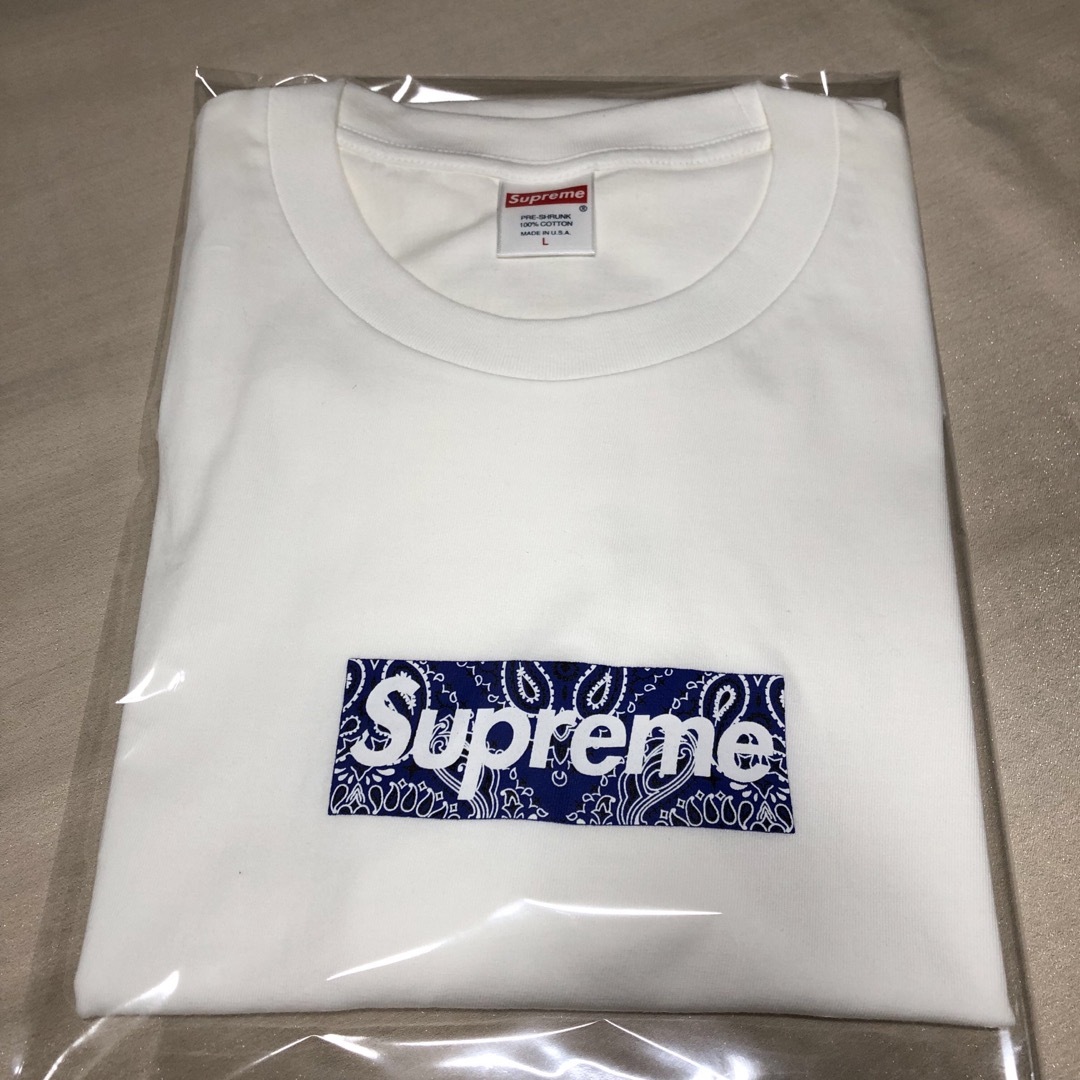 Supreme Bandana Box Logo Tee "White" M