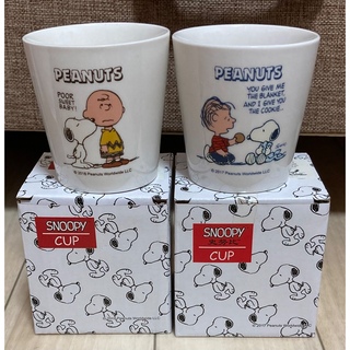 スヌーピー　SNOOPY CUP カップ　グラス　コップ　陶器　新品(グラス/カップ)