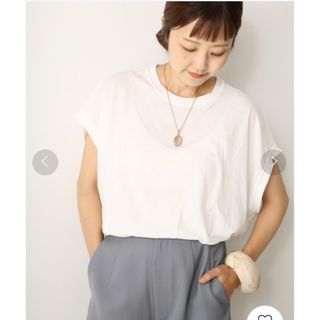 プラージュ(Plage)の新品未使用！プラージュ⭐︎リヨセルハイゲージTシャツ(Tシャツ(半袖/袖なし))