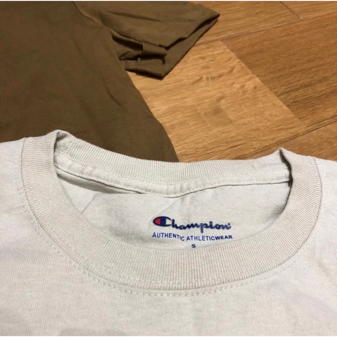 ZARA(ザラ)のZARA＆championのTシャツ３枚セット レディースのトップス(Tシャツ(半袖/袖なし))の商品写真