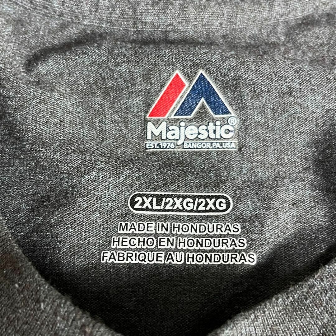 Majestic(マジェスティック)のマジェスティック☆Tシャツ 古着 ゆるだぼ カレッジロゴ 希少 90s cp9 メンズのトップス(Tシャツ/カットソー(半袖/袖なし))の商品写真