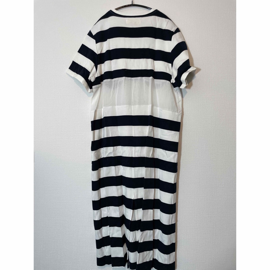 AKIRANAKA(アキラナカ)のAKIRANAKA アキラナカ rut stripe tee dress レディースのワンピース(ロングワンピース/マキシワンピース)の商品写真