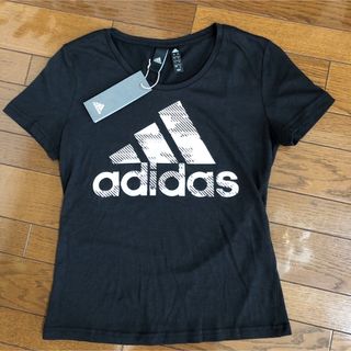 アディダス(adidas)の【新品】adidas レディースロゴTシャツ(Tシャツ(半袖/袖なし))