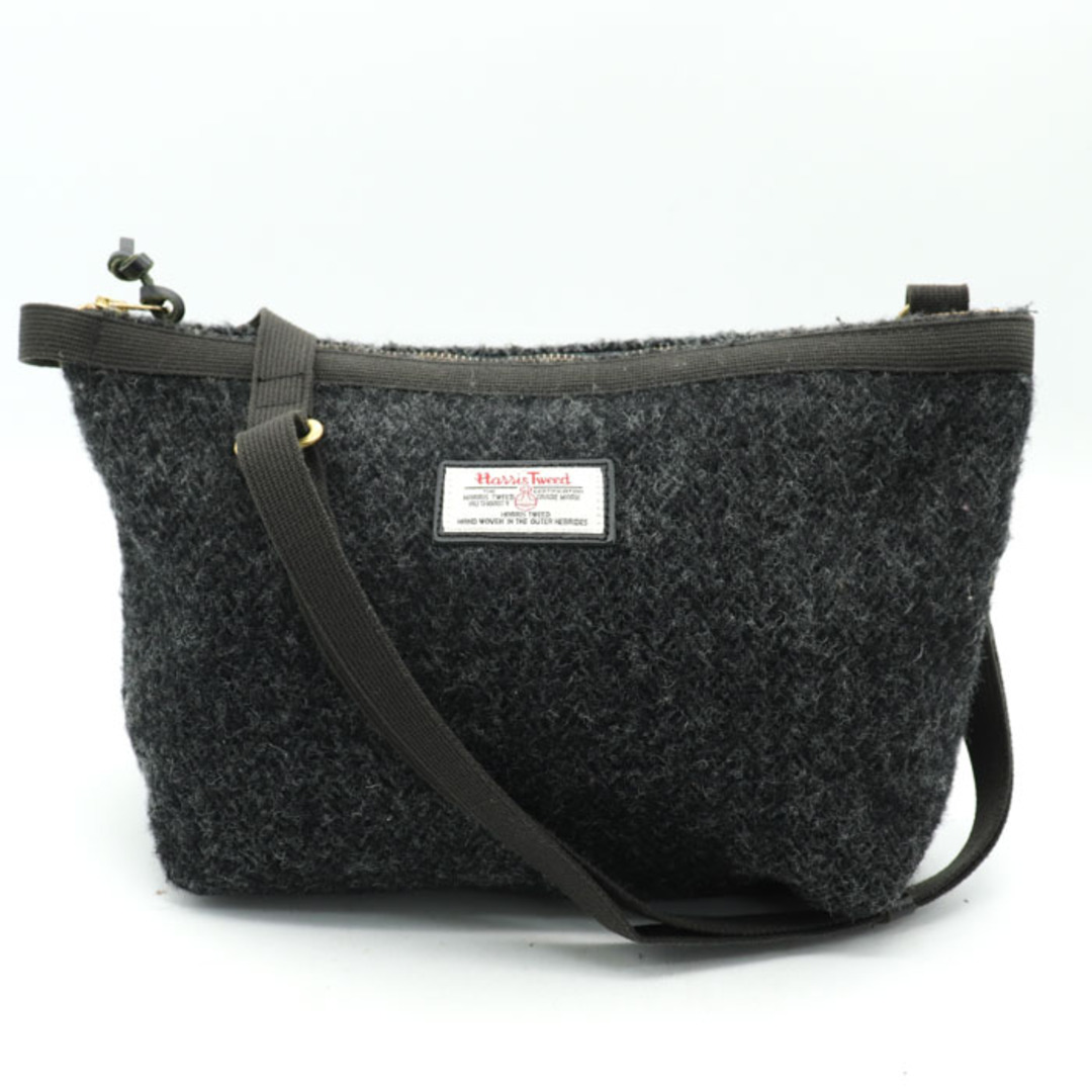 Harris Tweed(ハリスツイード)のハリスツイード ショルダーバッグ 2way クラッチバッグ ポーチ 肩掛け ブランド 鞄 レディース グレー HARRIS TWEED レディースのバッグ(ショルダーバッグ)の商品写真