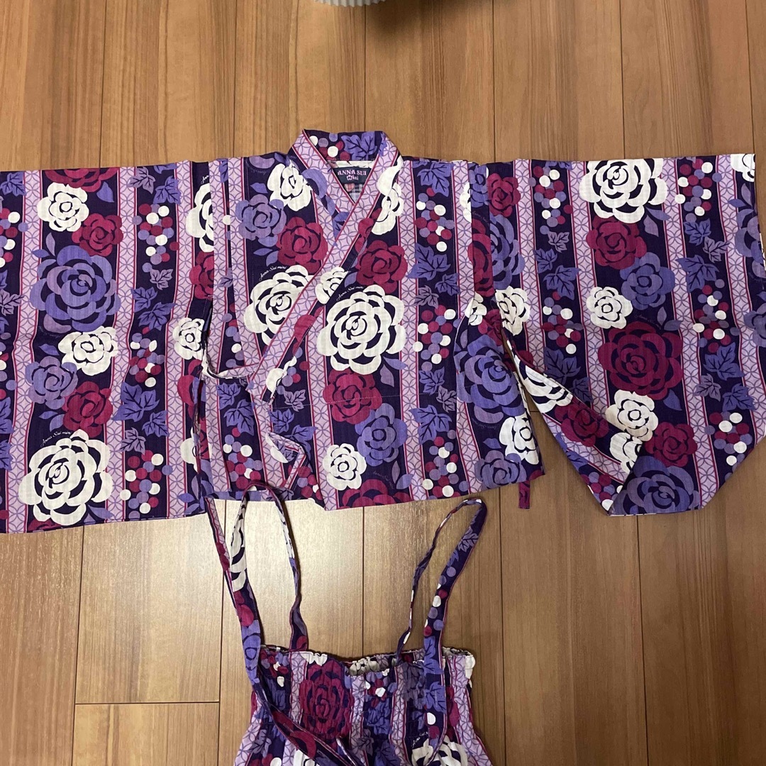 ANNA SUI mini(アナスイミニ)のアナスイミニ　浴衣 キッズ/ベビー/マタニティのキッズ服女の子用(90cm~)(甚平/浴衣)の商品写真