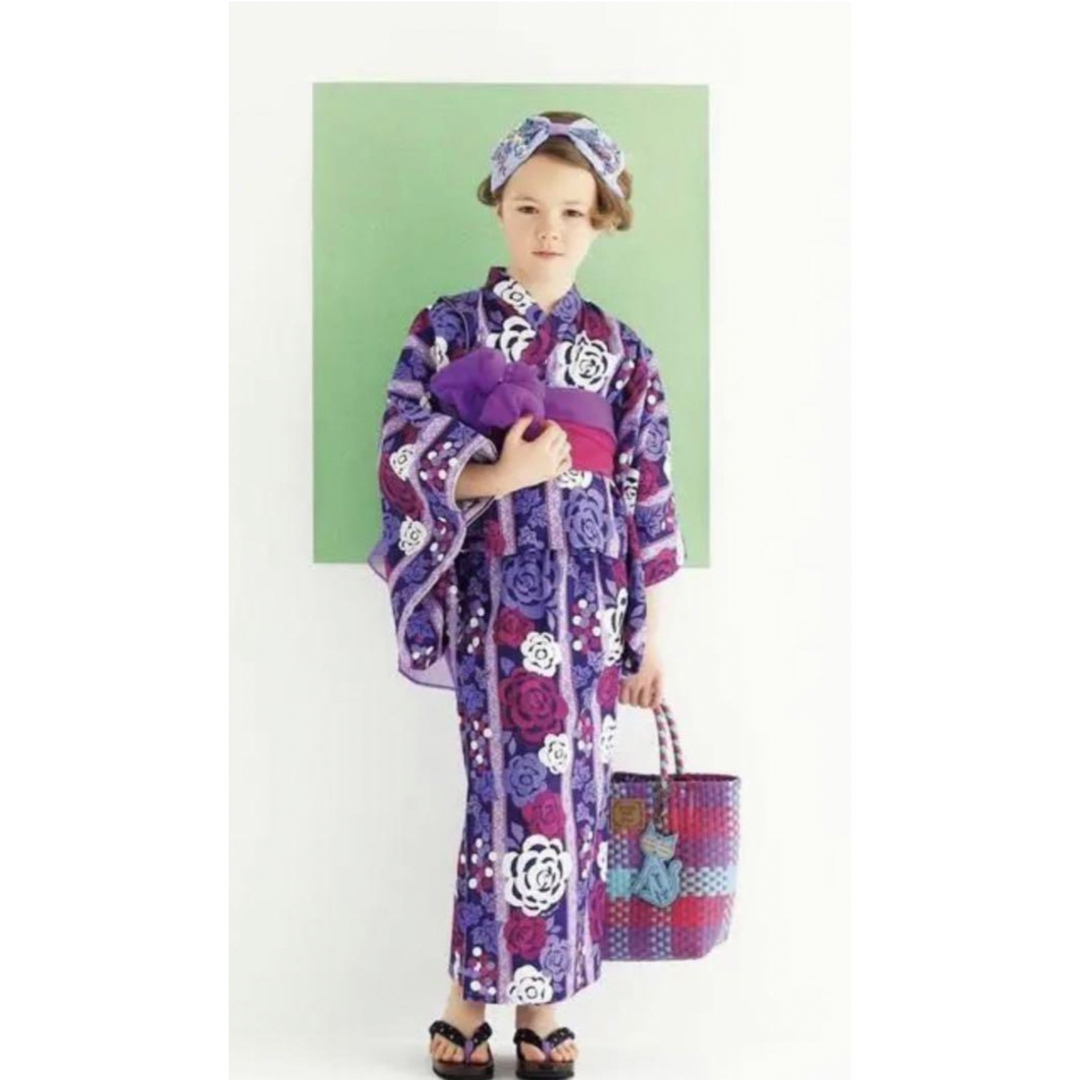 アナスイミニ  花柄 浴衣 Anna sui mini yukata 120