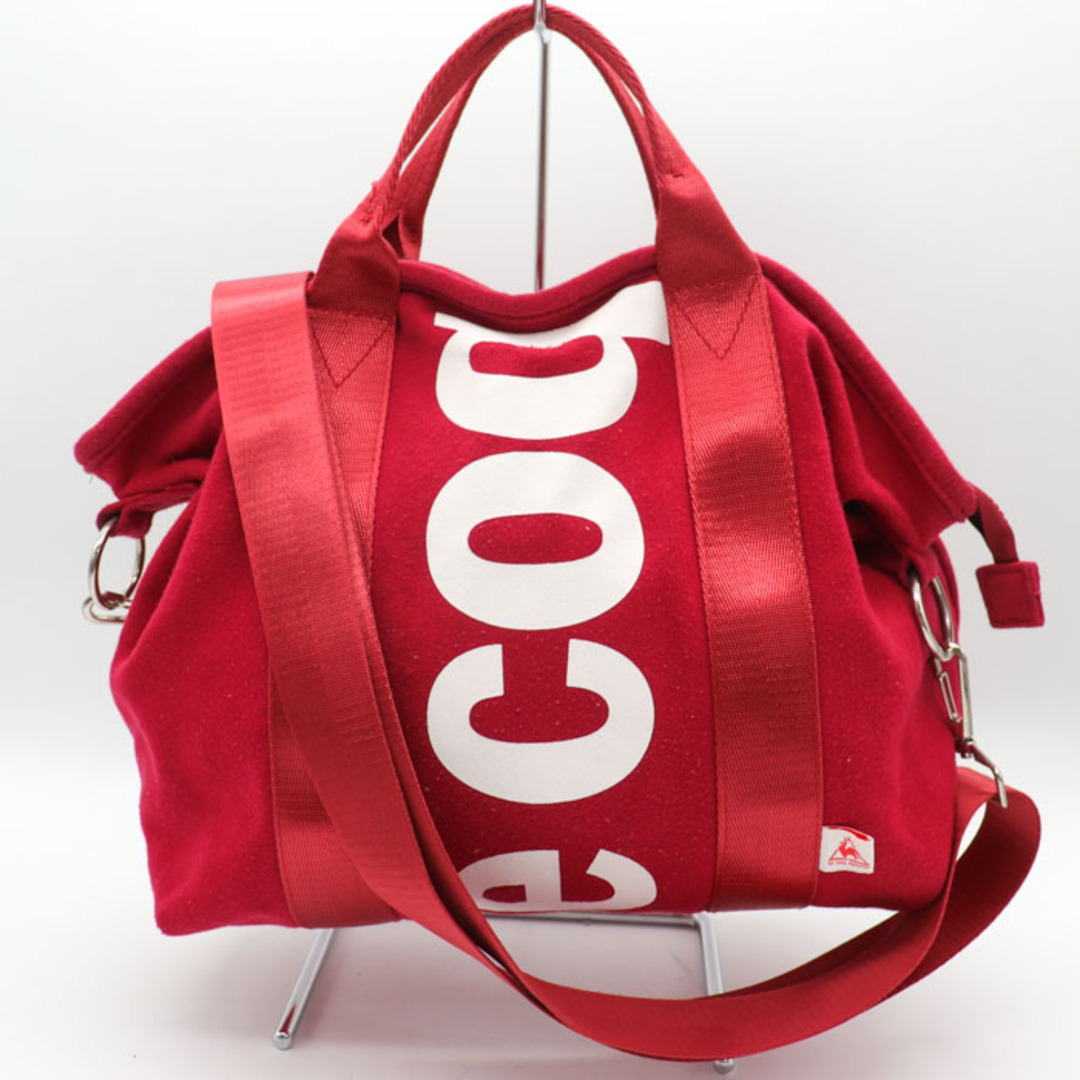 le coq sportif(ルコックスポルティフ)のルコックスポルティフ ショルダーバッグ トートバッグ 2way スポーツ ブランド 鞄 カバン 赤 レディース レッド le coq sportif レディースのバッグ(ショルダーバッグ)の商品写真