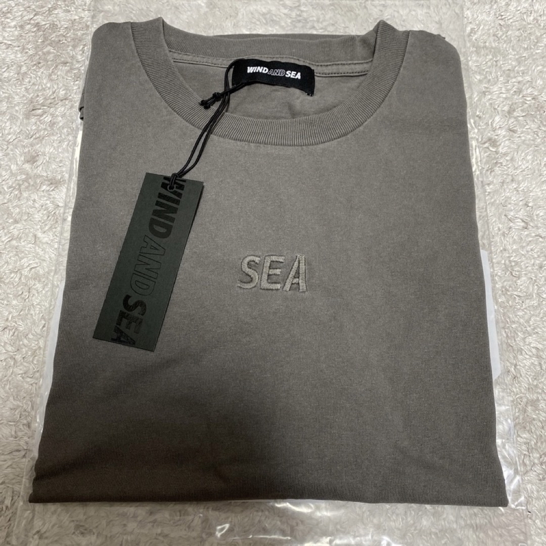 godselectionxxxwindandsea Tシャツ　初期ロゴ　チャコール　Lサイズ