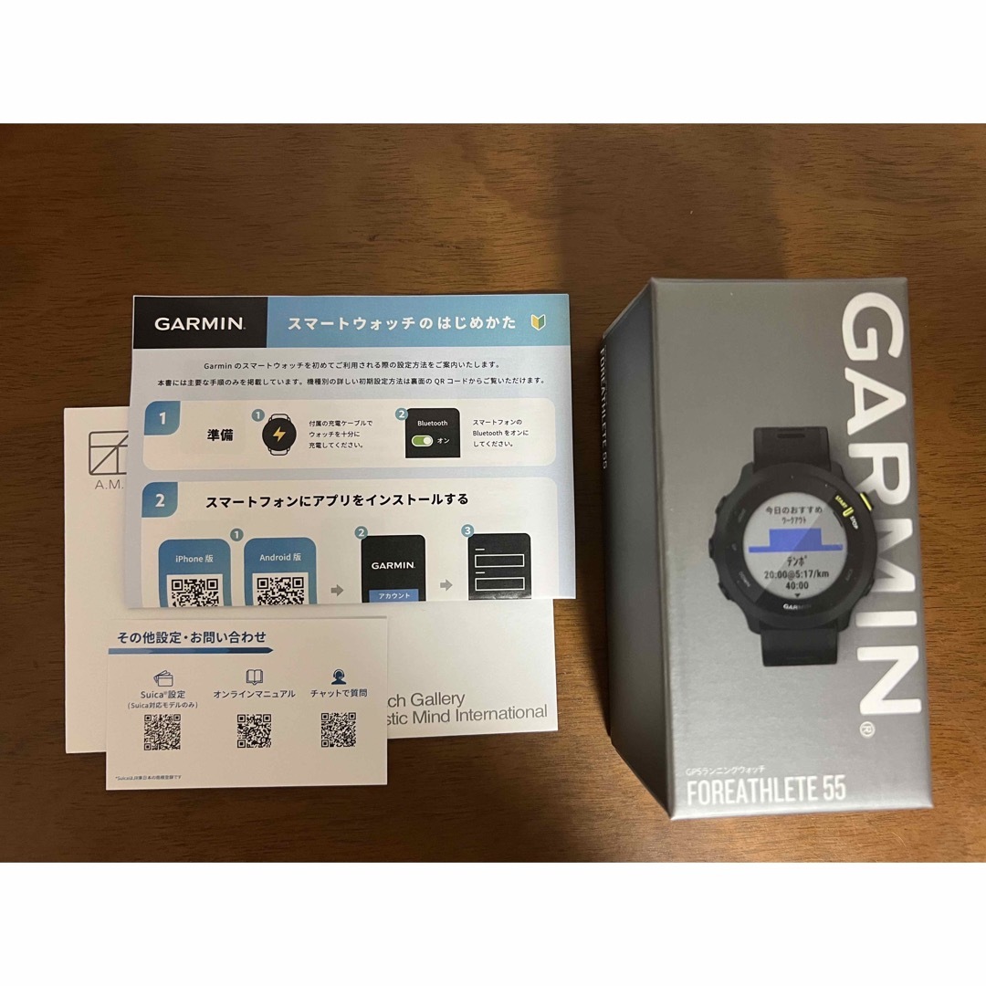 GARMIN GPSランニングウォッチ FOREATHLETE55