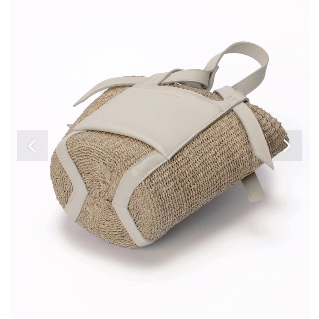 VIOLA DORO アバカレザートート アナイ ヴィオラドーロ かごバッグ レディースのバッグ(かごバッグ/ストローバッグ)の商品写真
