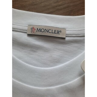 ⭐2023SS/新品 MONCLER ロゴTシャツ ホワイト 12A/XS