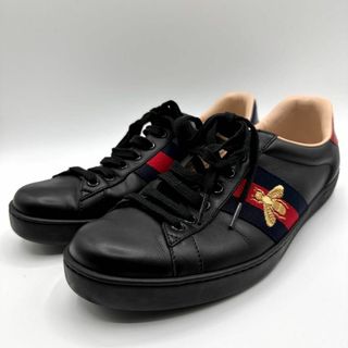 Gucci - 希少✨GUCCI スニーカー Ace Embroidered 黒 429446の通販｜ラクマ