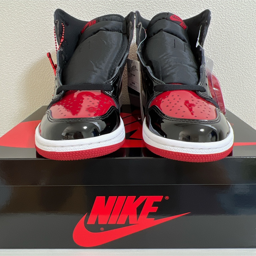 NIKE(ナイキ)のNike Air Jordan 1 High OG Patent Bred メンズの靴/シューズ(スニーカー)の商品写真