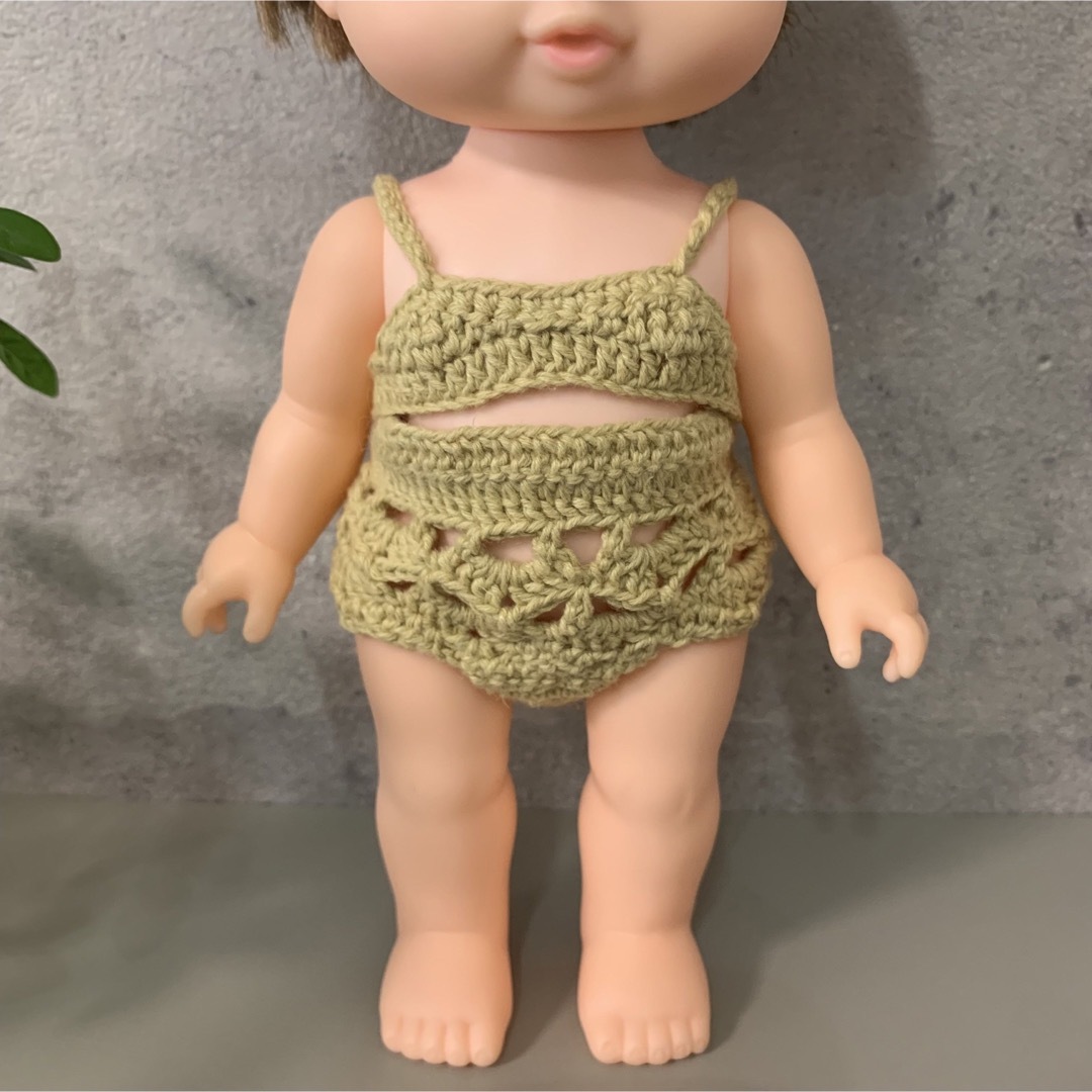 ソランちゃん レミンちゃん メルちゃん 【水着】イエロー ハンドメイドのぬいぐるみ/人形(人形)の商品写真
