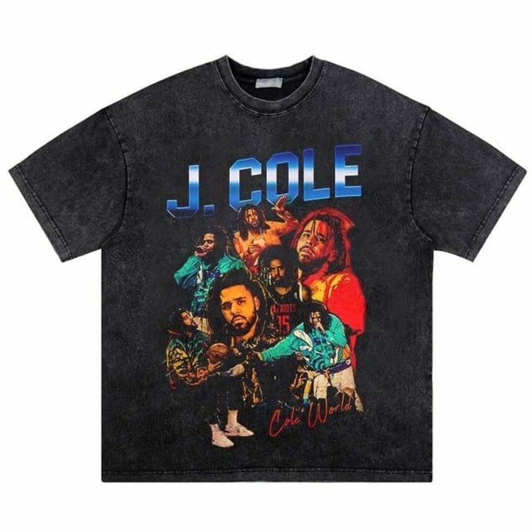 J.Cole ヴィンテージ加工Tシャツ Jコール jcole ジェーコール