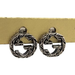 グッチ(Gucci)のGUCCI ピアス インターロッキングG アクセサリーSV925 シルバー(ピアス)