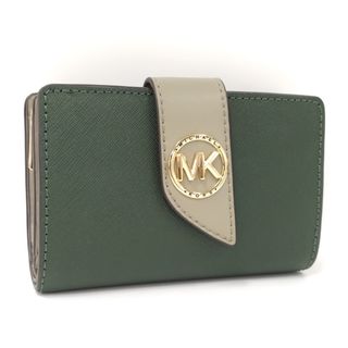 ★ 店頭完売 新品 MICHAEL KORS マイケルコース 折り財布 グリーン